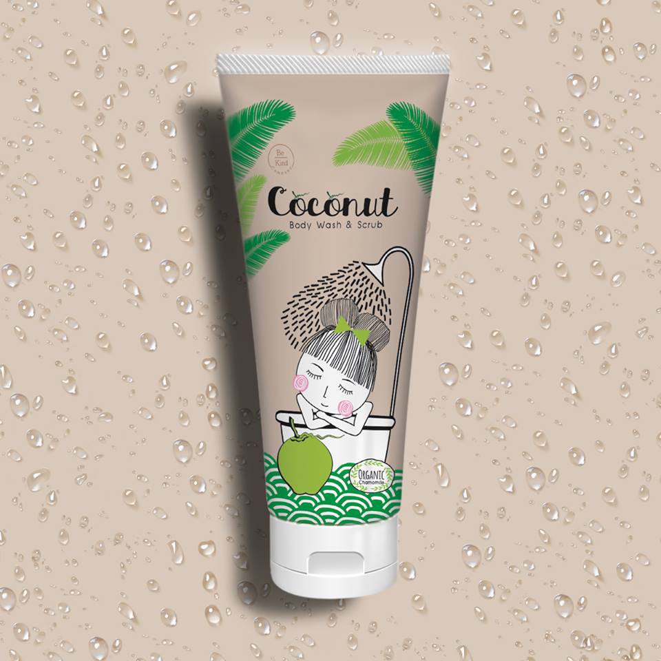 ​To Be Kind Coconut Body Wash&Scrub 200ml