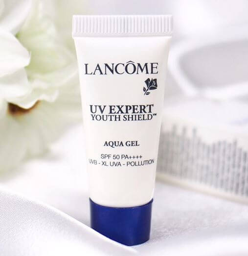 Lancome,Lancome UV Expert Youth Shield Aqua Gel SPF 50 PA++++ 10ml. ครีมกันแดด,ครีมกันแดดลังโคม,lancome thailand ,lancome uv expert,รีวิวครีมกันแดด