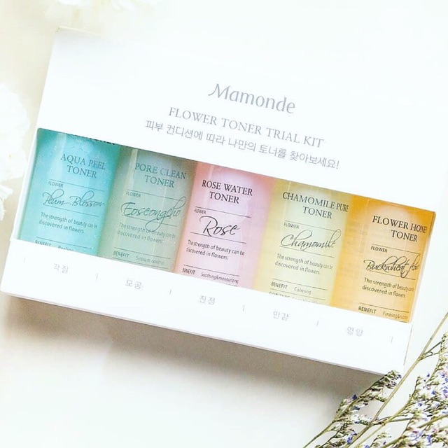 Mamonde Flower toner trial kit