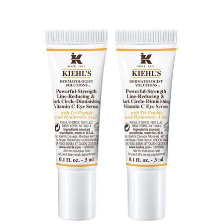 Kiehl's, Kiehl's Powerful-Strength, Kiehl's Powerful-Strength Line-Reducing & Dark Circle-Diminishing Vitamin C Eye Serum, Kiehl's Powerful-Strength Line-Reducing & Dark Circle-Diminishing Vitamin C Eye Serum 3ml, อายครีม, บำรุงผิวรอบดวงตา, Kiehl's Powerful-Strength Line-Reducing & Dark Circle-Diminishing Vitamin C Eye Serum รีวิว